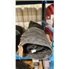 Image 1 : BLACK MESH COMMERCIAL 16' X 20' EVENT / CARGO COVER TARP