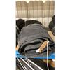 Image 1 : BLACK MESH COMMERCIAL 8' X 27' EVENT / CARGO COVER TARP