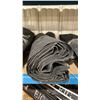 Image 1 : BLACK MESH COMMERCIAL 8' X 24' EVENT / CARGO COVER TARP