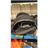 Image 1 : BLACK MESH COMMERCIAL 8' X 24' EVENT / CARGO COVER TARP