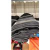 Image 1 : BLACK MESH COMMERCIAL 9' X 23' EVENT / CARGO COVER TARP