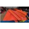 Image 1 : STACK OF ORANGE MESH SAFETY FLAGS