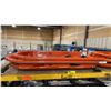 Image 1 : ORANGE PLASTIC / ALUMINUM 2 PCS PROFESSIONAL RESCUE MAN BASKET