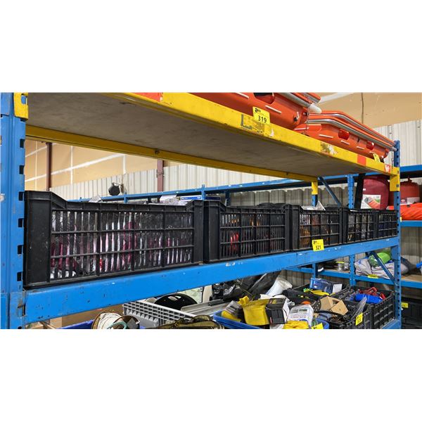 10 PLASTIC BINS OF ASSORTED PPE PROTECTION PRODUCTS *MUST TAKE ALL, BINS INCLUDED*