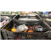 Image 3 : 10 PLASTIC BINS OF ASSORTED PPE PROTECTION PRODUCTS *MUST TAKE ALL, BINS INCLUDED*