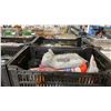 Image 4 : 10 PLASTIC BINS OF ASSORTED PPE PROTECTION PRODUCTS *MUST TAKE ALL, BINS INCLUDED*