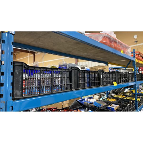 10 PLASTIC BINS OF ASSORTED PPE PROTECTION PRODUCTS *MUST TAKE ALL, BINS INCLUDED*