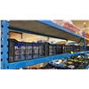 Image 1 : 10 PLASTIC BINS OF ASSORTED PPE PROTECTION PRODUCTS *MUST TAKE ALL, BINS INCLUDED*