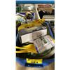 Image 2 : BLUE PLASTIC BIN OF INDUSTRIAL SLINGS / LIFTING STRAPS *BIN INCLUDED*