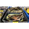 Image 2 : 2 PLASTIC BINS OF INDUSTRIAL SLINGS / LIFTING STRAPS *BINS INCLUDED*