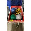 Image 1 : PLASTIC BIN OF ASSORTED INDUSTRIAL SAFETY HARD HATS *BIN INCLUDED*