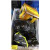 Image 2 : PLASTIC BIN OF ASSORTED SHORT STYLE HELMETS, OFF ROAD HELMETS, & MOTORCYCLE HELMETS *BIN INCLUDED*