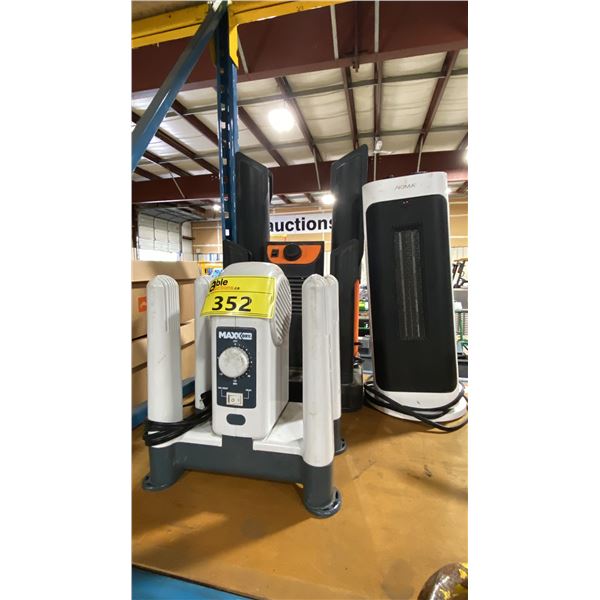 MAXXDRY ELECTRIC BOOT DRYER, ORANGE ELECTRIC BOOT DRYER, & NOMA ELECTRIC SPACE HEATER