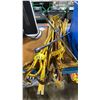 Image 1 : YELLOW INDUSTRIAL PRY BARS & TIRE IRON *MUST TAKE ALL*