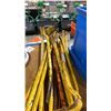 Image 5 : YELLOW INDUSTRIAL PRY BARS & TIRE IRON *MUST TAKE ALL*