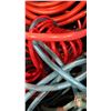 Image 5 : 2 PLASTIC BINS OF ASSORTED HOSES, BATTERIES, & HAND TOOLS *BINS INCLUDED*