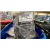 Image 3 : BLUE PLASTIC BIN OF SAFETY GEAR & BOOT CHAINS *BIN INCLUDED*