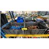 Image 1 : 4 PLASTIC BINS OF ASSORTED INDUSTRIAL LIFTING CHAINS / SLINGS *BINS INCLUDED*