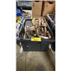 Image 1 : PLASTIC BIN OF INDUSTRIAL LIFTING SLINGS / STRAPS *BIN INCLUDED*