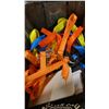 Image 2 : PLASTIC BIN OF INDUSTRIAL LIFTING SLINGS / STRAPS & SAFETY SWING *BIN INCLUDED*