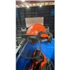 Image 2 : PLASTIC BIN OF INDUSTRIAL SAFETY LANDSCAPING HARD HATS *BIN INCLUDED*