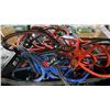 Image 3 : 2 PLASTIC BINS OF ASSORTED INDUSTRIAL BAGGED & NON BAGGED JUMPER CABLES *BINS INCLUDED*