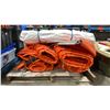 Image 2 : PALLET OF ORANGE COMMERCIAL INFLATABLE SPILL RESPONSE PROTECTION BAGS & PACK OF WHITE INDUSTRIAL