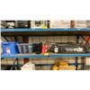 Image 1 : LARGE FOLDABLE TENT CANOPIES, KEURIG ELECTRIC COFFEE MAKER, BIN OF APC POWER SUPPLY, POWERBAR, &