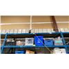 Image 1 : SHELF OF ASSORTED OFFICE SUPPLIES *MUST TAKE ALL, BINS INCLUDED*