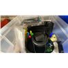 Image 2 : SHELF OF ASSORTED OFFICE SUPPLIES *MUST TAKE ALL, BINS INCLUDED*
