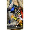 Image 3 : SHELF OF ASSORTED OFFICE SUPPLIES *MUST TAKE ALL, BINS INCLUDED*