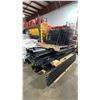 Image 3 : 3 PALLETS OF BLACK METAL INDUSTRIAL 6'H X 6'W ADJUSTABLE PARTS RACKING WITH MESH DECKING INSERTS