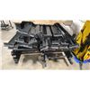 Image 5 : 3 PALLETS OF BLACK METAL INDUSTRIAL 6'H X 6'W ADJUSTABLE PARTS RACKING WITH MESH DECKING INSERTS