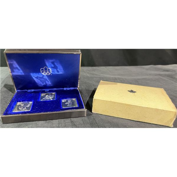 1976 Montreal Olympics .999 Silver Stamp Set, 46.65g Total