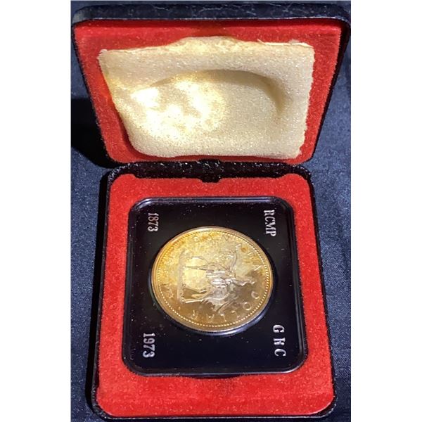 1973 RCMP Centennial Canadian Dollar Coin in Case