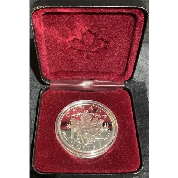 1994 Canada $1 Silver Proof Coin RCMP 25th Anniversary