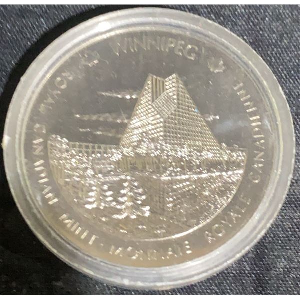 Royal Canadian Mint Ottawa and Winnipeg Commemorative Medallion