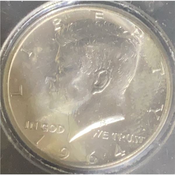 1964 Kennedy Half Dollar Silver Coin
