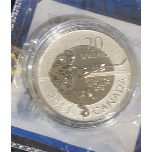 2013 Royal Canadian Mint $20 Fine Silver Hockey Coin
