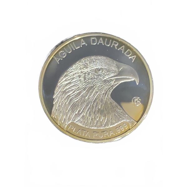 2011 Andorra 5 Diners Águila Daurada Silver Coin