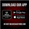 Image 1 : Get the Beck Auctions App Today!
