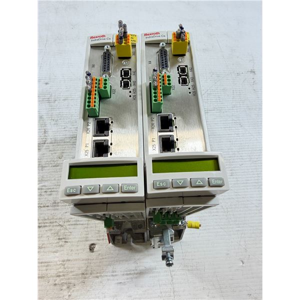 (2) Rexroth #HCS01.1E-W0008-A-03-B-ET-EC-NN-S4-NN-FW