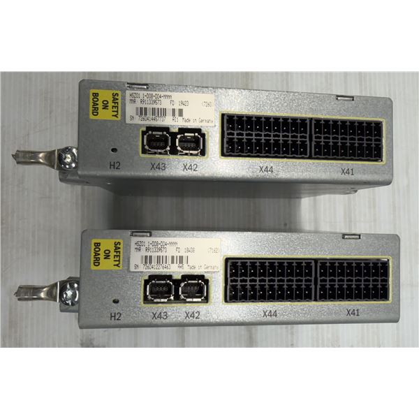 (2) Rexroth #R911339573 / HSZ01.1-D08-D04-NNNN Safety Zone Modules & Control Power Supply