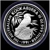 BEAUTIFUL 1991 10oz SILVER KOOKABURRA-PROOF DCAM