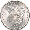 Image 1 : CHOICE 1889-S MORGAN SILVER DOLLAR-MS65