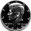 Image 1 : GEM 1969-S KENNEDY HALF DOLLAR-PROOF DCAM