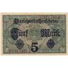 Image 2 : BETTER DATE 1917 GERMAN 5 MARK NOTE-CU+