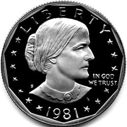 CHOICE 1981-S SBA DOLLAR TYPE 2--PROOF DCAM