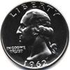 Image 1 : NICE 1962 SILVER WASHINGTON QUARTER-PROOF