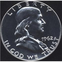 1962 SILVER FRANKLIN HALF DOLLAR-PROOF